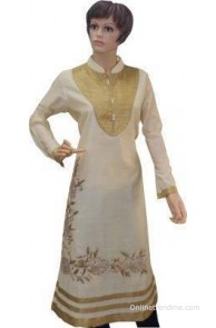 Vaie Casual, Festive, Party, Formal, Lounge Wear Embroidered, Solid Women's Kurti